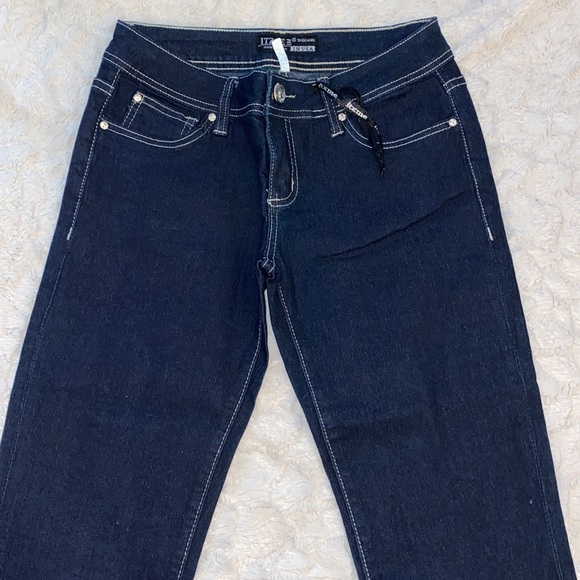 ITZ ME dark wash cropped jeans - Picture 4 of 7